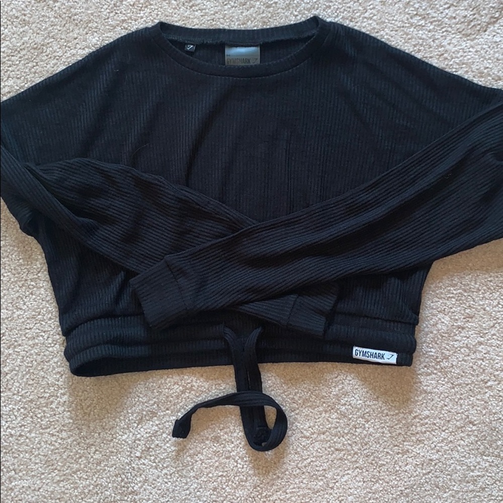 Gymshark cropped knit sweatshirt
